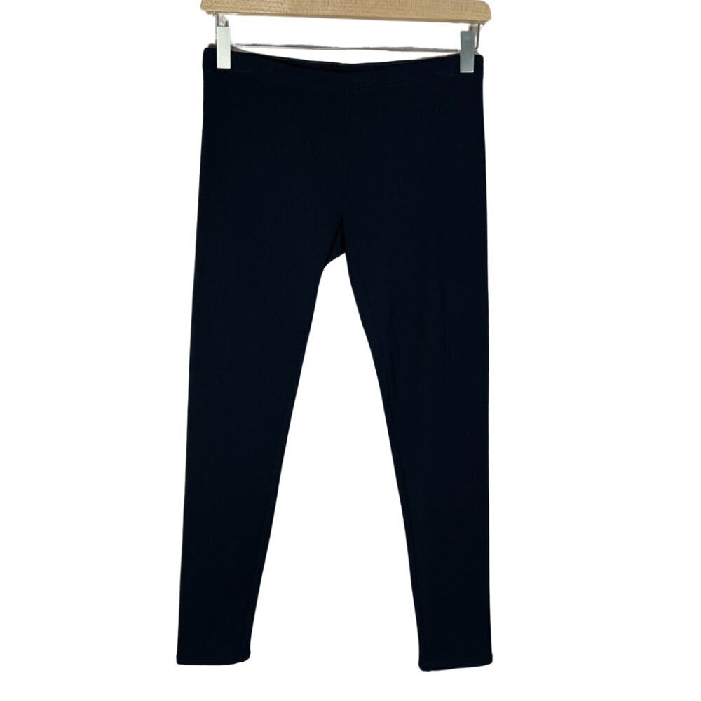 Athleta Black Cropped Leggings Workout Athleisure Athletic Women's Size M